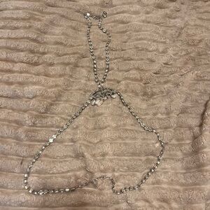 Dainty Silver Ball Chain Necklace